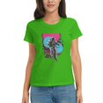 thumbnail image 6 of ALLNOB Women's Standard Short Sleeve T-Shirt 150g Green, 6 of 8