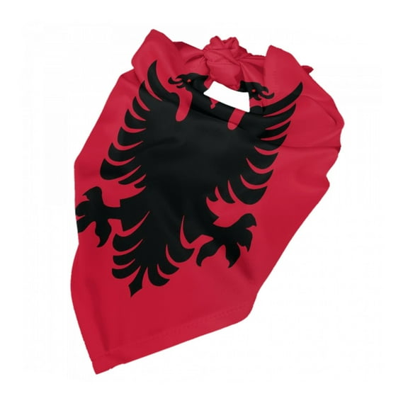 Albania Flag Dog Bandana Pet Scarf Dog Party Supplies For Dogs Pet Accessories For Dog Lovers