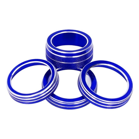 

Headlight Switch Knob Trim Protective Air Conditioner Button Cover Durable For Decor Blue