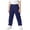 Dark Blue@GC@, variant on CONZONE Kids Boys Cargo Pants Outdoor Hiking Pants For Child Buttons Solid Color Wide Leg Jogger Trousers With Pockets
