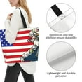 thumbnail image 2 of Yiaed American Astronaut Runs Forward Print Handbag for Women Tote Purse Shoulder Bag Large Fashion Hobo Purse Handbag Shopping Tote, 2 of 5