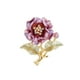 thumbnail image 2 of Qarigey Broche de flor para mujer, alfiler de aleación, broches de abrigo, decoraciones, joyería femenina para citas, adornos de regalo de fiesta Ropa, zapatos y accesorios Miscelánea Violeta Qarigey AP015284-03, 2 of 6