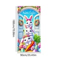 thumbnail image 4 of zhangmingg Door Banner Decorations Large 71x35 Inch Colorful Spring Porch Outdoor Welcome Sign for Holiday Front Entrance, 4 of 6