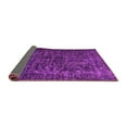 thumbnail image 2 of Ahgly Company Indoor Round Abstract Pink Contemporary Area Rugs, 3' Round, 2 of 4