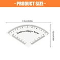 thumbnail image 3 of Adjustable Eyebrow Shaping Guide - Ergonomic Design for Beginners & Pros, Travel-Friendly Brow Tool, 3 of 8