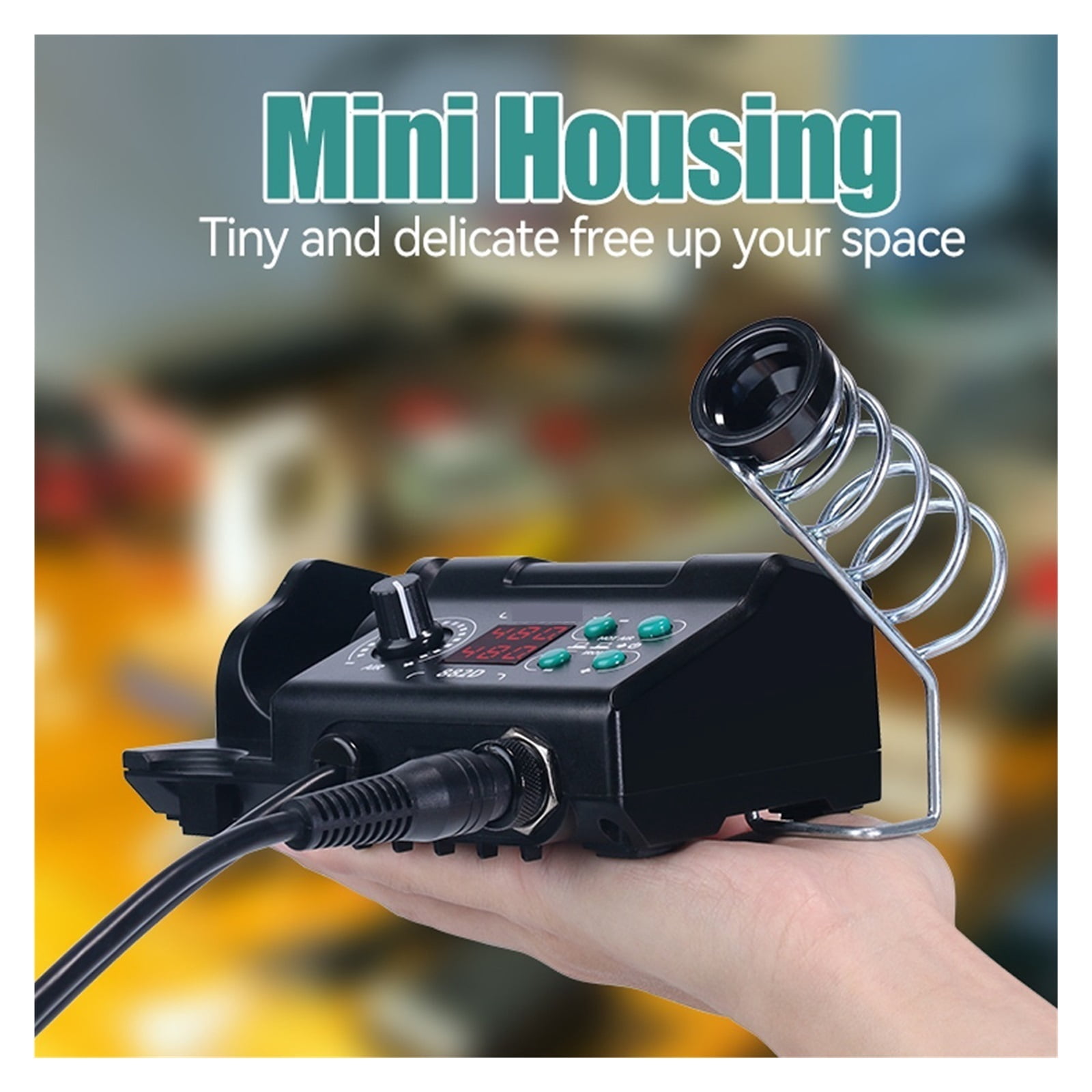 Soldering Station 2 In 1,Multifunctional Solder Iron Hot Air Gun Welding Machine,Rework Phone Repair Tool ,Accurate Temperature Control