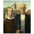 thumbnail image 2 of MA0010 Grant Wood American Gothic Masters Behind the Glass Clear Acrylic Display, 2 of 3
