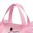 thumbnail image 3 of Bolsa de baile de ballet para niñas, mochila cilíndrica, bolsas de mano de baile (hilo largo rosa) Likrtyny Para estrenar, 3 of 9