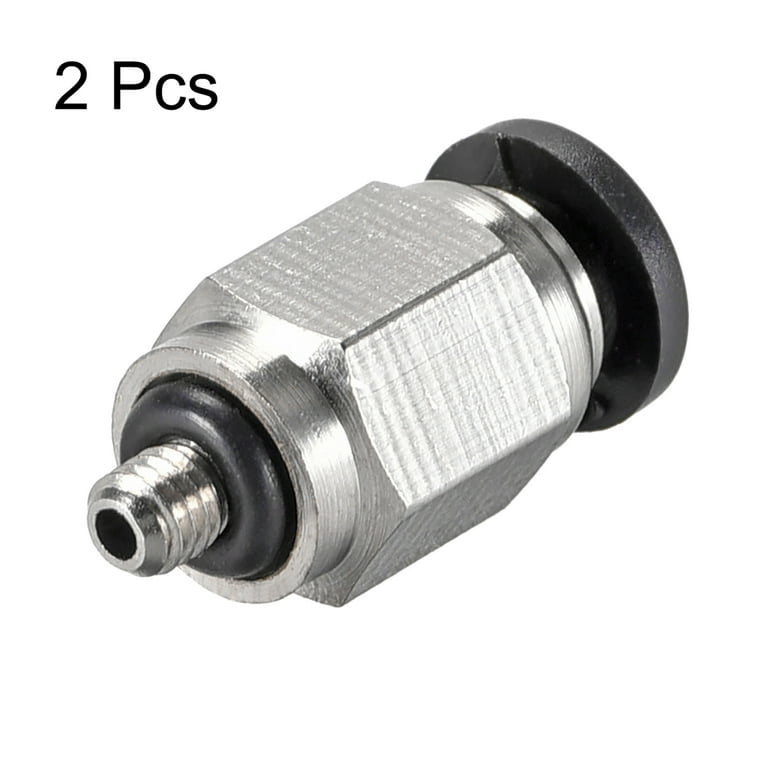 4mm Quick Fitting, 5/32” OD Push to Connect Pipe Tube Straight Fittings,  Pneumatic Air Line Connector 20Pcs