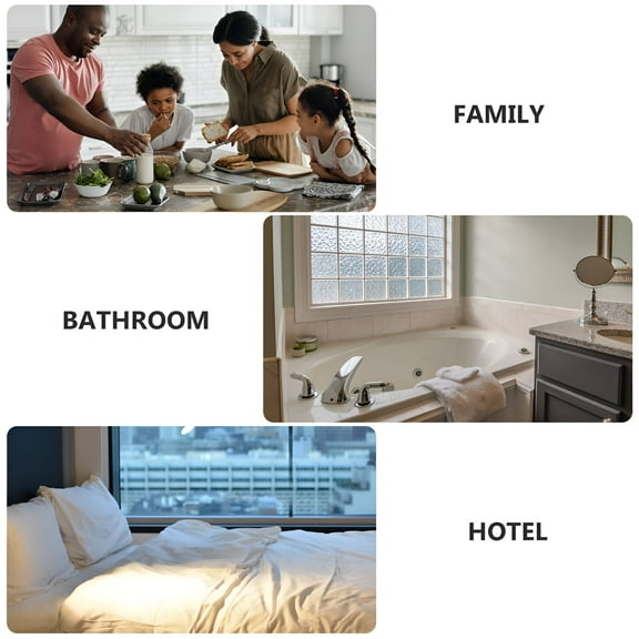 HIBIBUD Toilet Handle 2pcs Side Mount Toilet Tank Lever Handles Flush Replacement (8.66X3.74X1.18Inch)