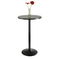 thumbnail image 2 of 20123 Winsome Obsidian Round Pub Table in Black Finish, 2 of 7