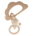 thumbnail image 2 of Grado Alimenticio De Silicona Bebé Mordedor De Dentición Juguetes Estilo 1- Macarena Pulsera de dentición de madera, 2 of 8