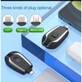thumbnail image 4 of Mini Porte-Clés Power Bank Ultra Mince Chargeur Portable Batterie de Secours, 4 of 6