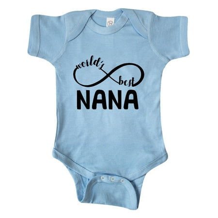 

Inktastic Gift for Nana Infinity World s Best Gift Baby Girl Bodysuit