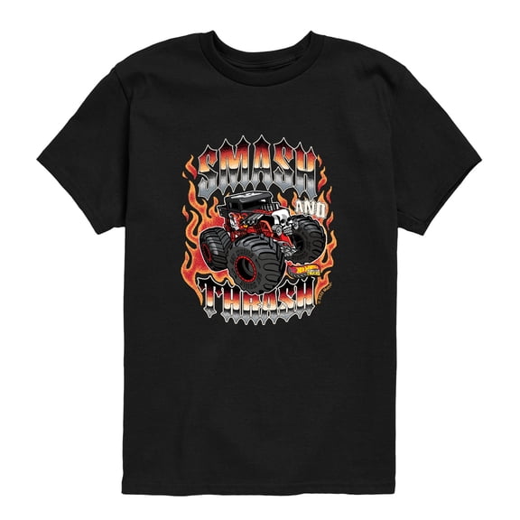 Hot Wheels - Smash And Thrash Toddler Boys' Toddler Short Sleeve Graphic T-Shirt