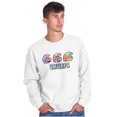 thumbnail image 5 of Retro The Smurfs Cartoon Tie Dye Sweatshirt for Men or Women Brisco Brands S, 5 of 6