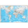 thumbnail image 1 of Round World Products  Contemp Laminated Wall Map World, 1 of 1