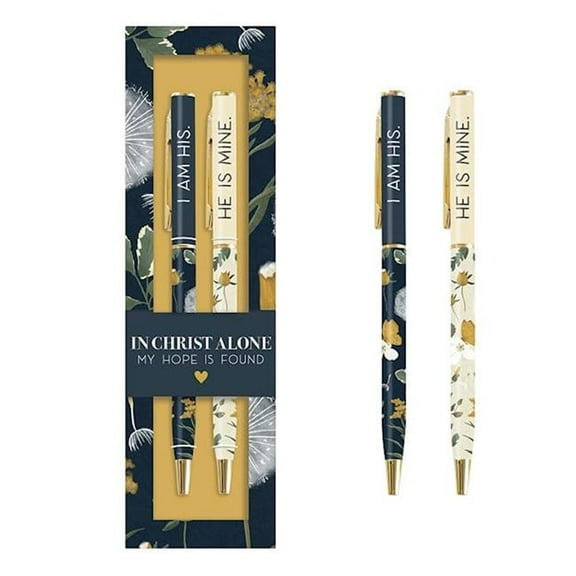 CB Gift 407491 Pen Set In Christ Alone - Set of 2
