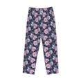 thumbnail image 4 of Xecao Flowers Men's Straight Lounge Pajama Pants: The Ultimate in Comfortable Sleepwear, 4 of 9