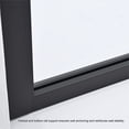 thumbnail image 6 of Vinnova 313034-WR-MB 34 x 74 in. Arcos Framed Fixed Glass Panel, Matte Black, 6 of 9