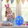 thumbnail image 2 of 2 Pack Inflatable Easter Bunny with Eggs Outdoor Yard Decorations, Holiday Inflatable Props for Garden Patio Lawn Easter Party Spring Festival Decor, 2 of 6