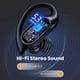 thumbnail image 4 of Auriculares Bluetooth Inalámbricos Deportivos – 90 Horas de Reproducción, IPX7 Resistentes al Agua, Estuche de Carga Inalámbrica, Ganchos para Orejas, Pantalla LED, Sonido Estéreo con Graves Potentes, 4 of 7