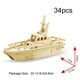 thumbnail image 4 of Puzzle de madera Georgie Porgy 3D para niños, biplano, todoterreno, 4 of 9