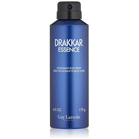 Guy Laroche Drakkar Essence Deodorant Body Spray for Men, 6 Oz.