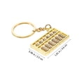 thumbnail image 5 of jojofuny 4Pcs Compact Golden Abacus Keychain Pendants for Backpack Pendant and Key Chain Accessories, 5 of 8