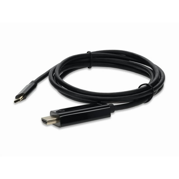 AddOn 6ft USB-C 3.1 Male to HDMI Male Adapter Cable Black USBC2H4MM6FAA
