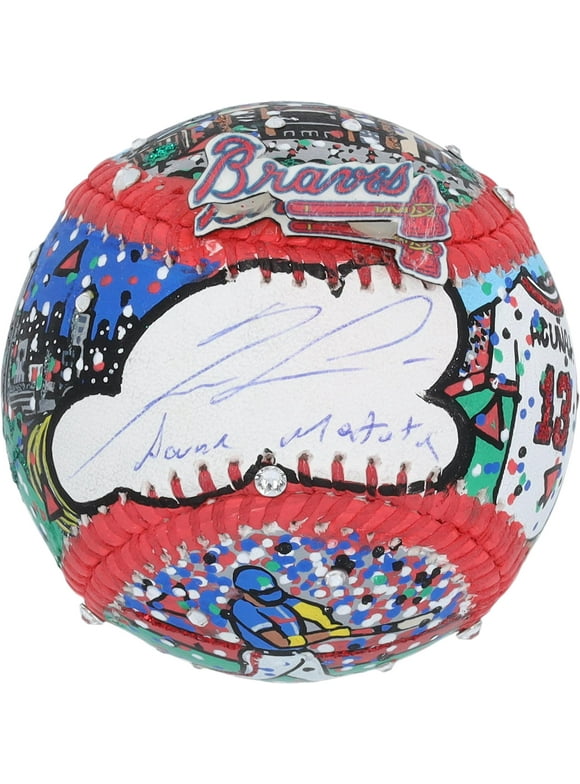Ronald Acuna Jr. Atlanta Braves Autographed Baseball with "Acuna Matata" Inscription - Art by Charles Fazzino - GL68085480 - Fanatics Authentic Certified