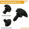 thumbnail image 5 of Unique Bargains 2 Pcs Front Windshield Washer Nozzle for Renault Megane I 1996-2003 for Renault Megane Scenic 1997-1999  No.7700846456, 5 of 7