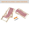 thumbnail image 1 of Silla de playa para casa de muñecas, accesorios para casa de muñecas, mini muebles, mini silla de playa de juguete, silla de playa para muñecas, la mejor de su clase, 1 of 13