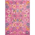 thumbnail image 2 of Nourison Passion Floral Fuchsia 5' x 7' Area Rug, (5x7), 2 of 6