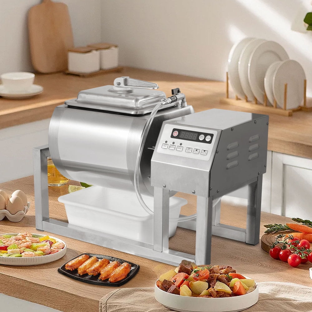 Meat Tumbler Marinator | 36lb/18L Vegetable Meatball Vacuum Tumbling Marinator | Three-Speed Meat Pickle Machine, Fast Marination Process for Jerky, Sausage, Bacon