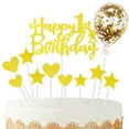thumbnail image 1 of Decoraciones Para Pastel De Primer Cumpleaños De Bebé, 1 of 5
