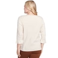 thumbnail image 2 of Alfred Dunner Womens Textured Scroll Embroidered Top, 2 of 4