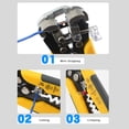 thumbnail image 4 of Pelacables De Aislamiento, AWG10-24, Agarre Cómodo Y Antideslizante, Herramienta Automática De Pelado De Cables De Construcción Robusta Para Reparación De Automóviles, 4 of 7