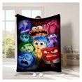 thumbnail image 1 of Manta Inside Out 2, suave y cómoda, manta polar para niños y niñas, manta ligera de temporada para niños y adultos, 60 x 80, color 6, 1 of 1