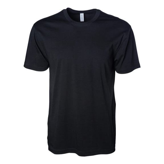 Independent Trading Co. IND50TEE Lux Heavyweight Combed Cotton Tee-Black-L