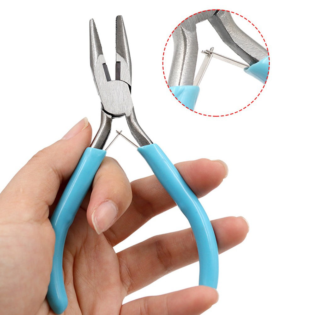 6Pcs Small Plier Jewelry Accessories Repair Making Round Nose Needle Nose  Pliers 