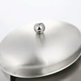 thumbnail image 2 of FRCOLOR Stainless Steel Butter Dish with Lid for Kitchen Use Silver Rust Resistant 7.5 Inch, 2 of 8