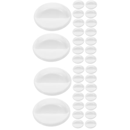 2-Pack Beige Rotary Fan Control Range Knobs Replacement Supply for Kitchen Appliances