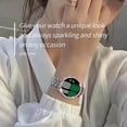 thumbnail image 4 of [Lot de 6] Étui Bling Compatible avec Samsung Galaxy Watch 4 Protector, RICHONE Diamonds Étui Cadre Pare-Chocs Rigide (46mm), 4 of 8
