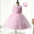 thumbnail image 2 of Edvintorg 6M-4Y Toddler Baby Dress Clearance Princess Birthday Party Skirt Little Girls Bowknot Flower Sleeveless Dresses Kids Dresses For Girls 7M-3Y, 2 of 4