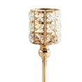 thumbnail image 4 of maytalsory Crystal Candle Holder Candelabra Party Centerpiece Candlestick Home Decor L Gold, 4 of 8