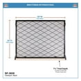 thumbnail image 5 of Minuteman International 38 x 30 Inch Harlequin Flat Fireplace Screen, Black, 5 of 5
