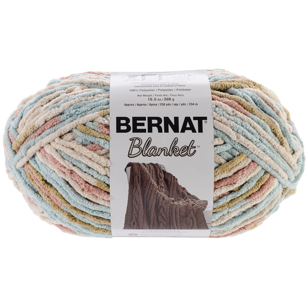 Bernat Blanket Big Ball Yarn-Sailor's Delight, Multipack Of 2