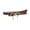 Coffee, variant on Eoperou Women Belt Solid Color - Metal Bowknot Decorated Imitation Leather Strap Belt Adjustable Holes Slim Waistband