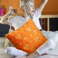 thumbnail image 5 of Funda de cojín decorativa de lentejuelas doradas | Funda de almohada con acento de San Patricio | Poliéster suave 45x45cm | Almohada de sofá cama con ventana francesa | Elástico respetuoso con la, 5 of 5